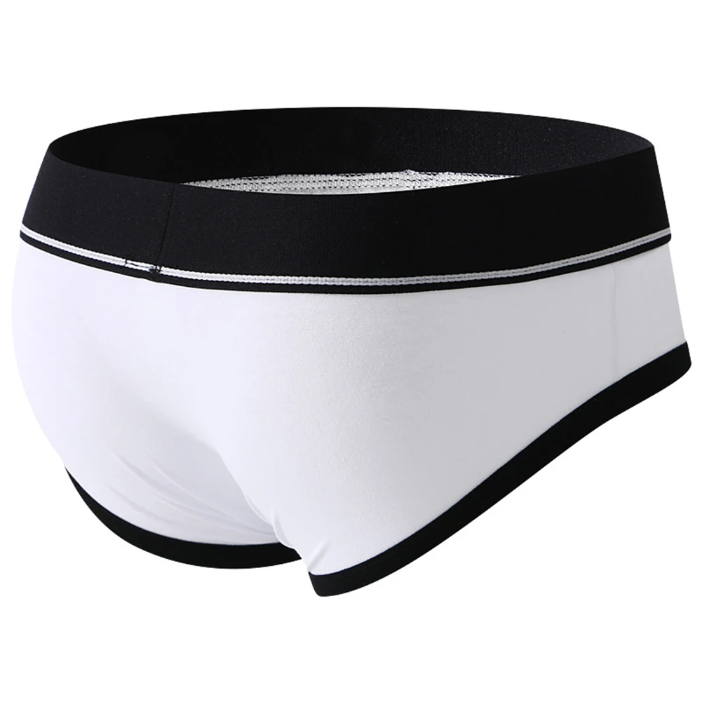 Sexy Underpants Waist Briefs Cotton Panties Briefs Pattern Chart Mens Middle Waist Notes Regular Regular Solid