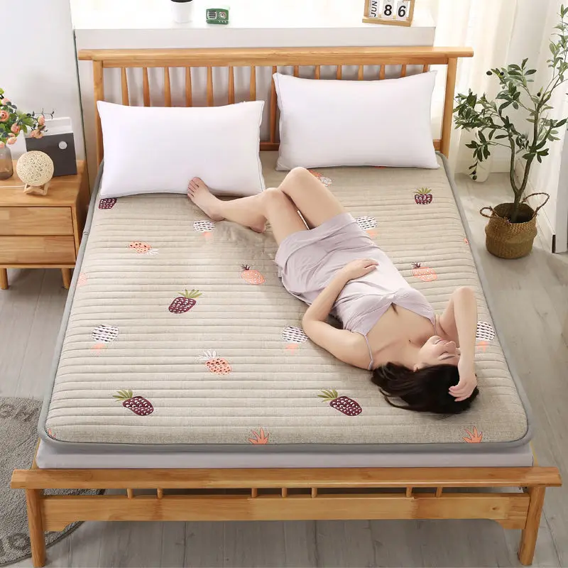 

Cotton Coarse Cloth Thickened Floor Paving Artifact Home Non-Slip Floor Paving Mattress Foldable Single Double Tatami Mats