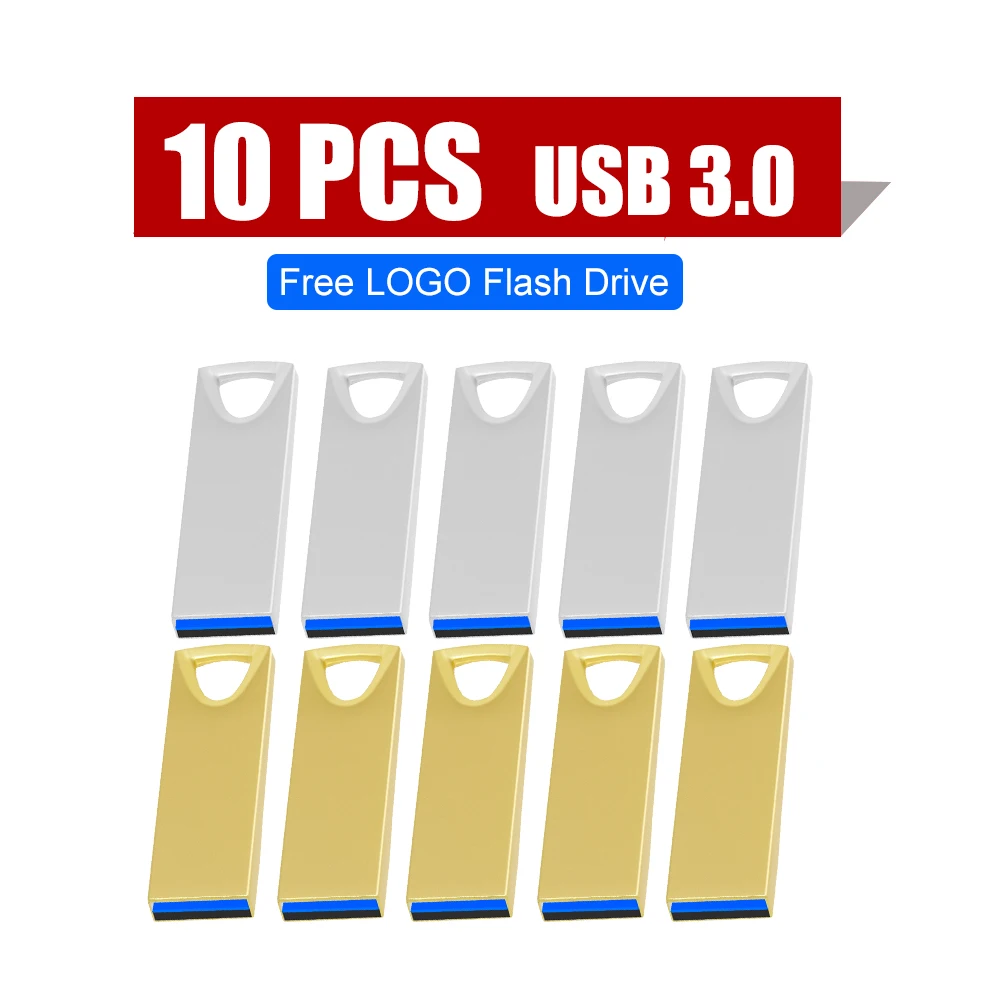 

10pcs/lot Free Faster shipping Custom Logo USB Flash Drive 3.0 128GB64GB 32GB 16GB Good Gift Cheaper Price Pendrive Memory Stick