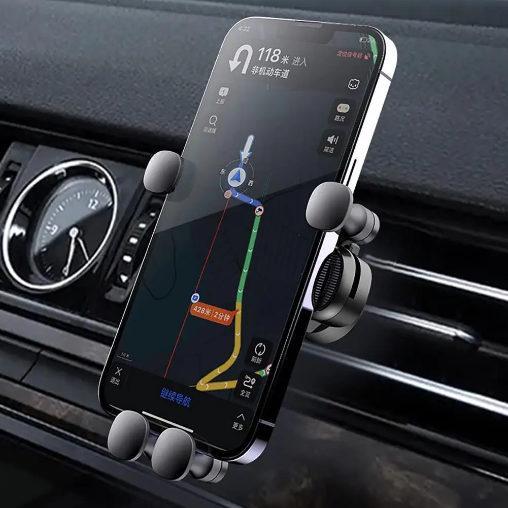 Universal Auto Phone Holder Car Air Vent Clip Mount Mobile Phone Holder CellPhone Stand Support For iPhone For