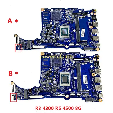 DAZAURMB8C0 Acer Aspier A515-45 A515-44 노트북 마더보드 ZAUR R3 R5 Cpu 8G RAM 온보드 작동 양호