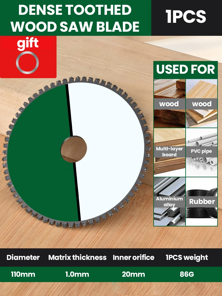 110mm Sharp Low Noise Circular Saw Blade For Woodworking Multi-Function Plastic Metal Wood Angle Grinder Cutting Disc