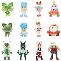 Pokemon Sprigatito Floragato Meowscarada Knuffel Scorbunny Rabot Sinter Anime Gevulde Pop Grote Verjaardagscadeau Memorabilia