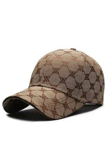 Four Seasons New Sunscreen Three-Line Sewn Baseball Cap Men's And Women's Casual Cap Net Red Distressed 1841 Hat