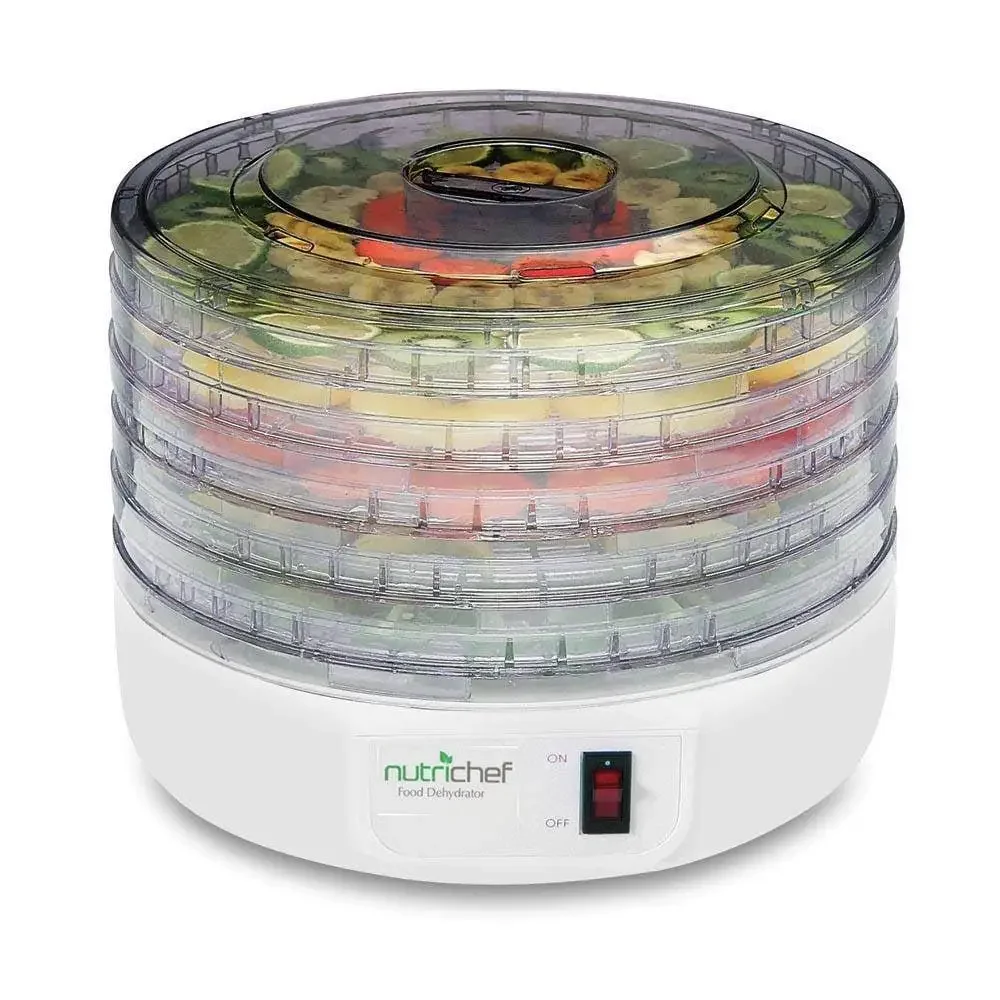 Electric Food Dehydrator with Multi-Tier Trays Food Preservation & Nutrient Retention Easy One-Press Operation Faster Drying