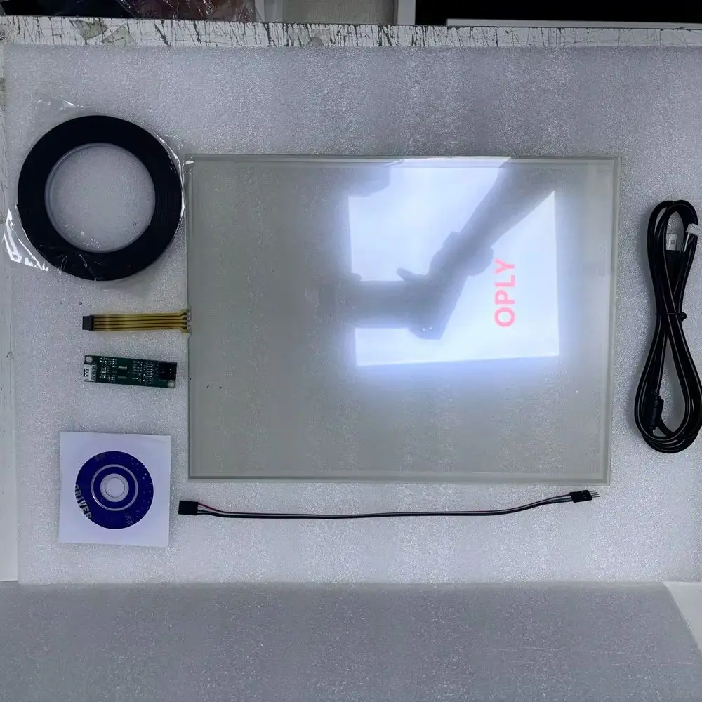 Resistive Touch panel New 17 inch 4/5 Wire 356X228 TP-17003 HD panel 17