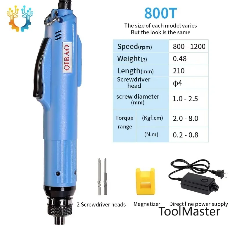【2026】800T Automatic Electric Screwdriver Hand Drill Power Tool Electric Screwdriver Industrial Precision