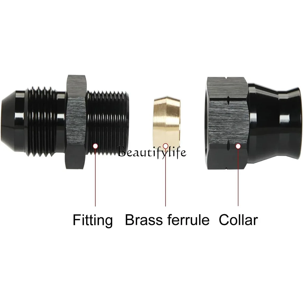 Cross-border special an6 shrink connector 5/16 auto parts fuel adapter connector
