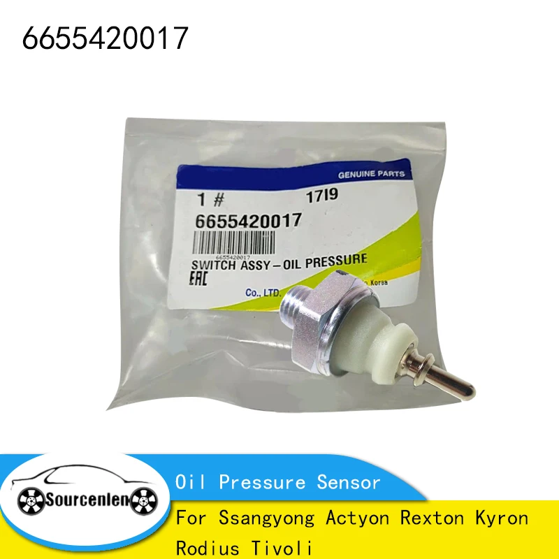 66554-20017: Sensor de Pressão de Óleo para Ssangyong Actyon, Rexton, Kyron, Rodius e Tivoli – Análise Técnica e Recomendação Real