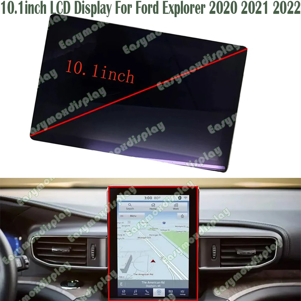 

10.1inch Car LCD Display Touch Screen LB5T-18B955 For Ford Explorer 2020 2021 2022 GPS Navigation Screen Repairment