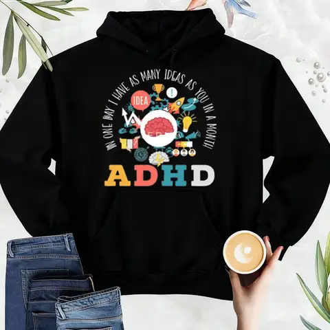 Funny Neurodiversity Brain Autism Awareness ASD ADHD Men Women Hoodie Winter Tracksuit Y2k Sportswear Lovely Gifts Long Sleeve