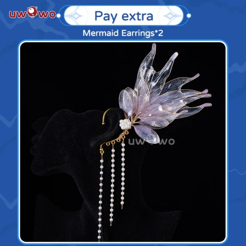 IN MAGAZZINO UWOWO Genshin Impact Cosplay Fanart Kokomi Sirena Costume Cosplay Abito Completo Gioco Costume Costume di Halloween Costume