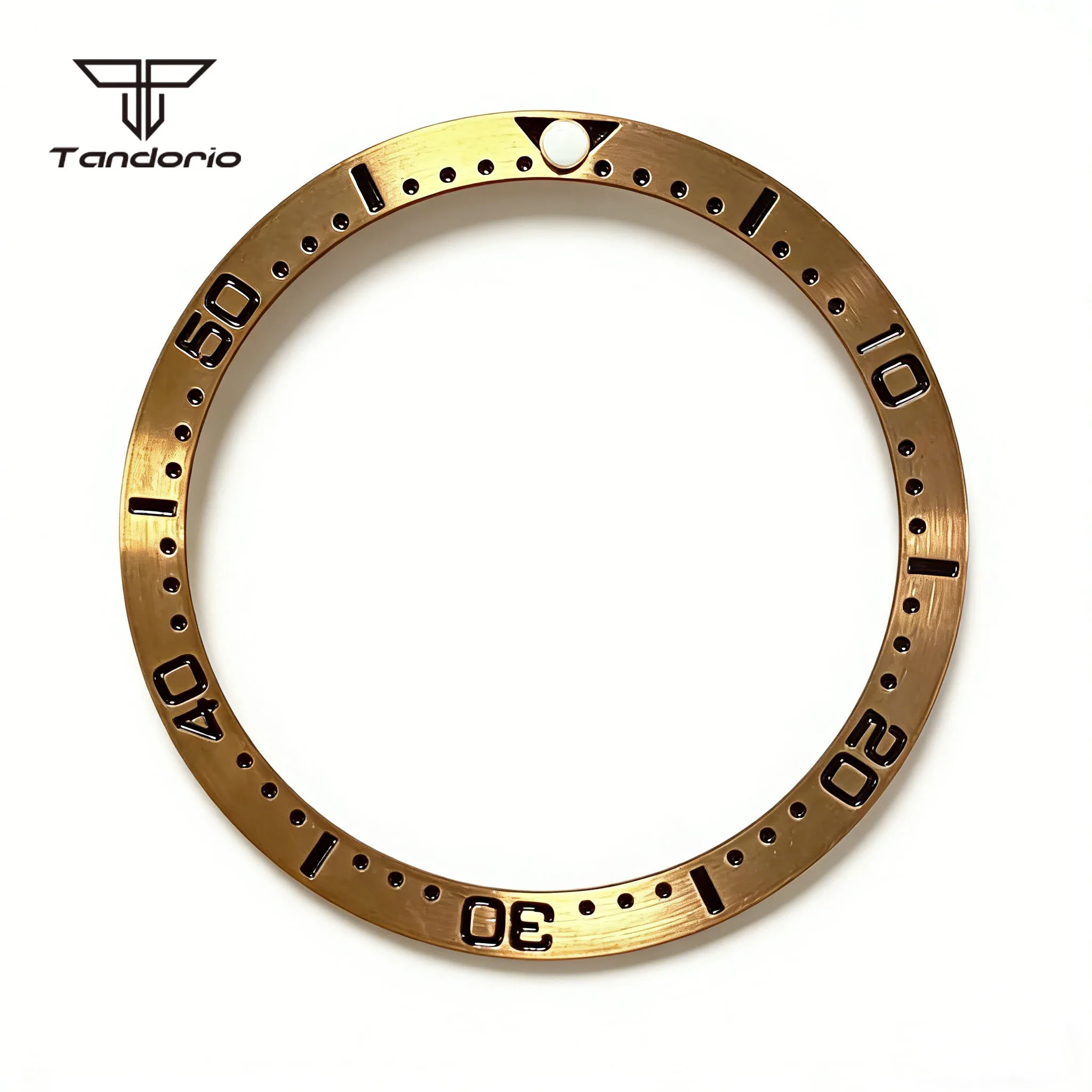 

Bronze/Ceramic Flat Watch Bezel Insert Ring 38mm*32.15mm MOD Replacement Accessories Spare Parts Fit Tandorio 44mm Diver Watch
