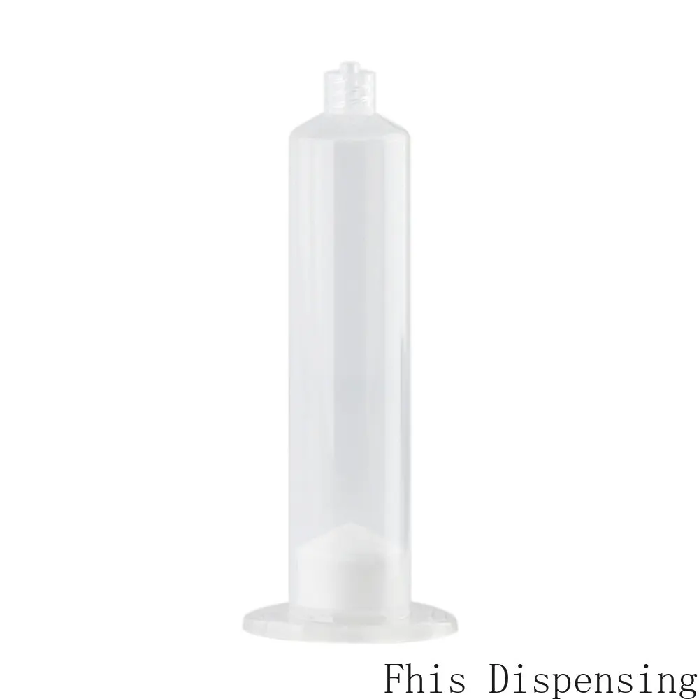 American Style 30cc Transparent Plastic Syringe Barrel Automatic Dispenser Point Hose Pack of 20