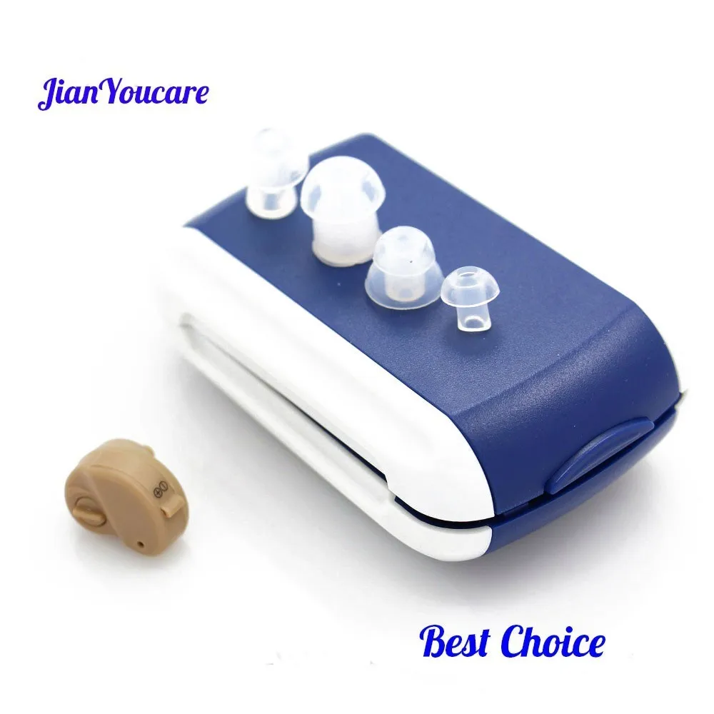 JianYouCare Hearing Aid Portable Small Invisible Sound Amplifier Adjustable Tone Digital Aids Ear care device Elderly Deaf tool