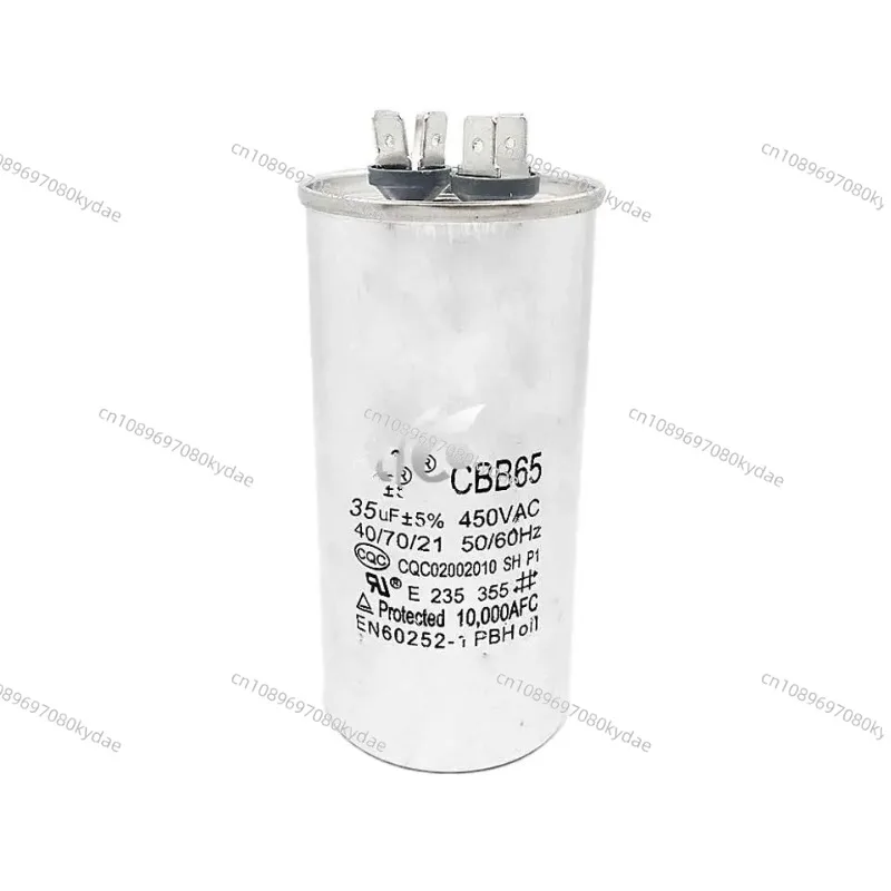 Novo para capacitor de ar condicionado CBB65A-1 cbb65 cbb65a 450vac 20uf 30uf 35uf 50uf 650uf 80uf 70uf parte