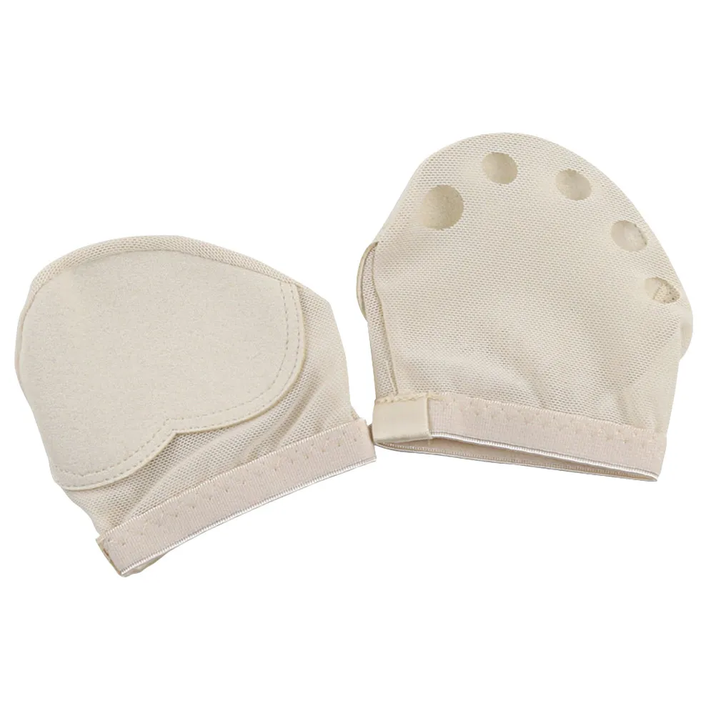 

Belly Ballet Gymnastics Shoes Set Half Palm Practice Shoes Foot Thongs 5 Holes Size L 39-40 Dance Socks Cover Polyester