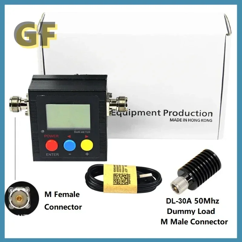 

SW-102 Digital Antenna Power SWR Meter VSWR 1.00-19.9 VHF/UHF 125-525MHz for Two Way Radio Ham Walkie Talkie Wholesale Dummy