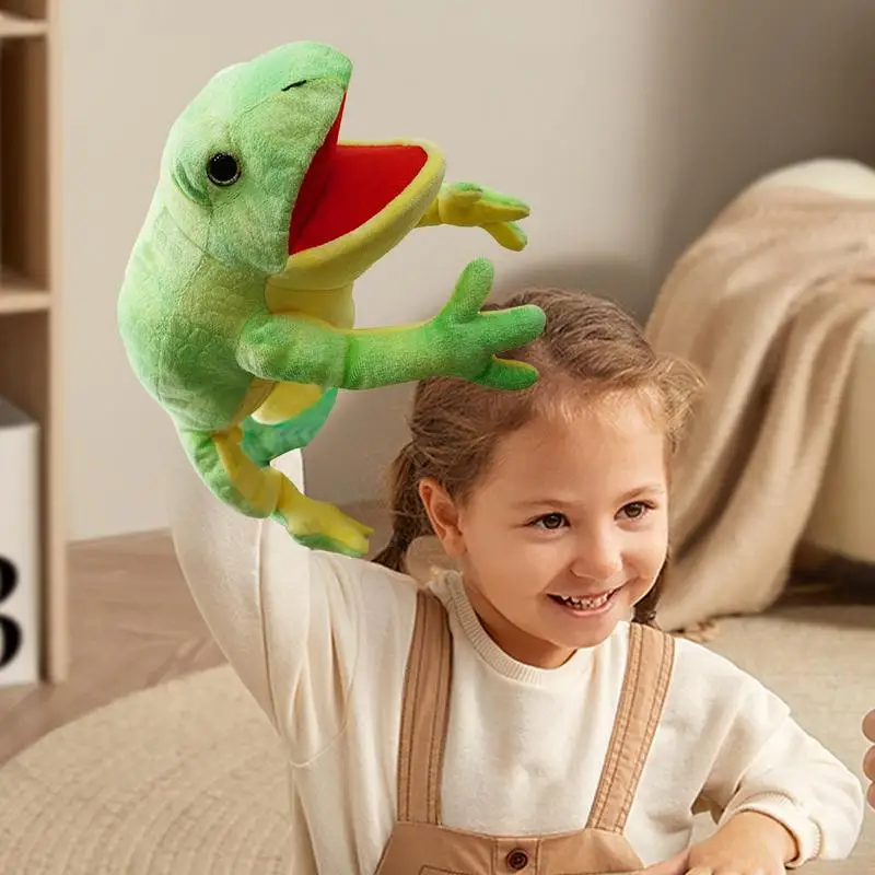 Hand Puppets With Movable Mouth Stuffed Animals Hand Puppets Figurine With Movable Mouth For Play House Kids Birthdays Gifts