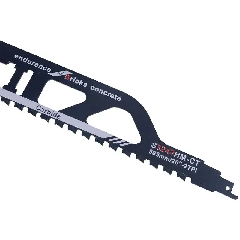 505mm Demolition Masonry Reciprocating for Cutting Bricks Concrete Cemented Teeth