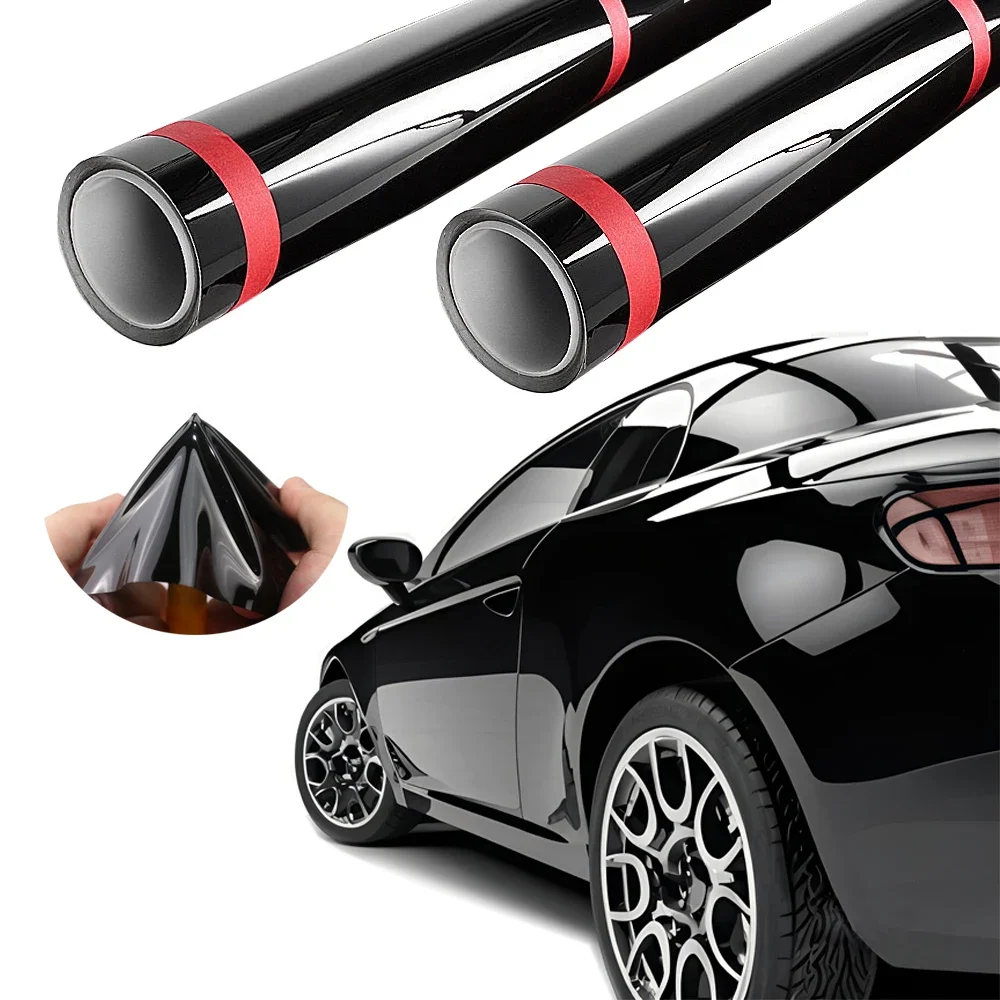 

2025 Super Glossy 7.5mil Black TPU PPF Film 1.52*15M Self Healing Car Paint Protection Anti Scratch Car Film