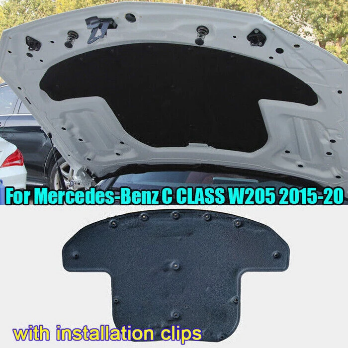 

Engine Hood Insulation Pad Heat Shield trim For Mercedes-Benz C CLASS W205 15-20