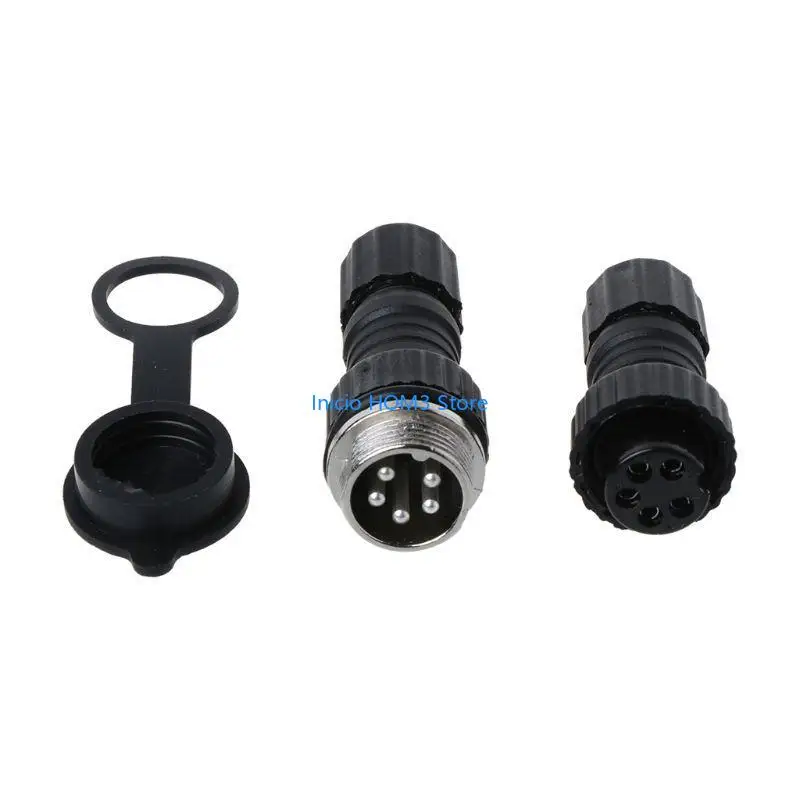 A5YD GX16 Waterproof Aviation Connector Plug Socket 2/3/4/5/6 Pin New