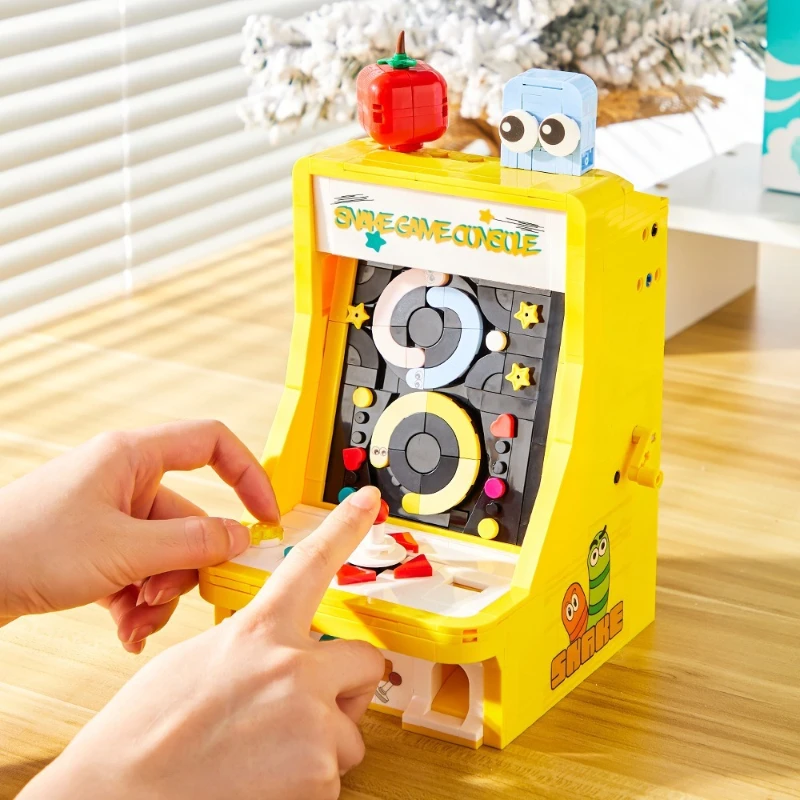 뱀 게임기, 어린이 교육용 블록 장난감, 소년 소녀를 위한 생일 선물