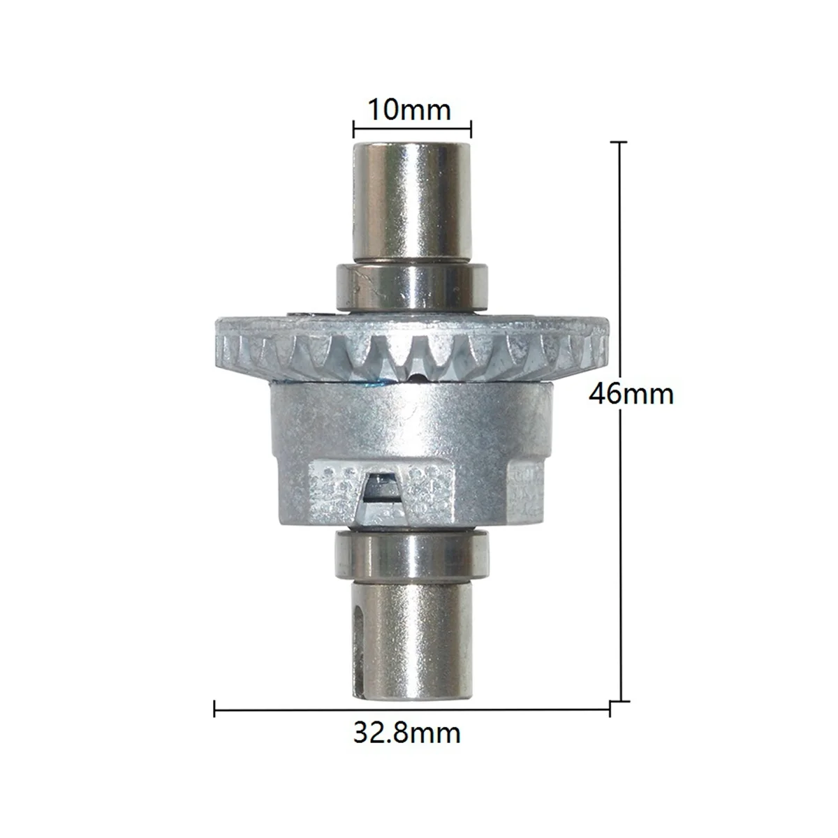 Eje de transmisión central de Metal mejorado y diferencial de 2 uds para accesorios de repuesto de coche Legend 1/10 RC