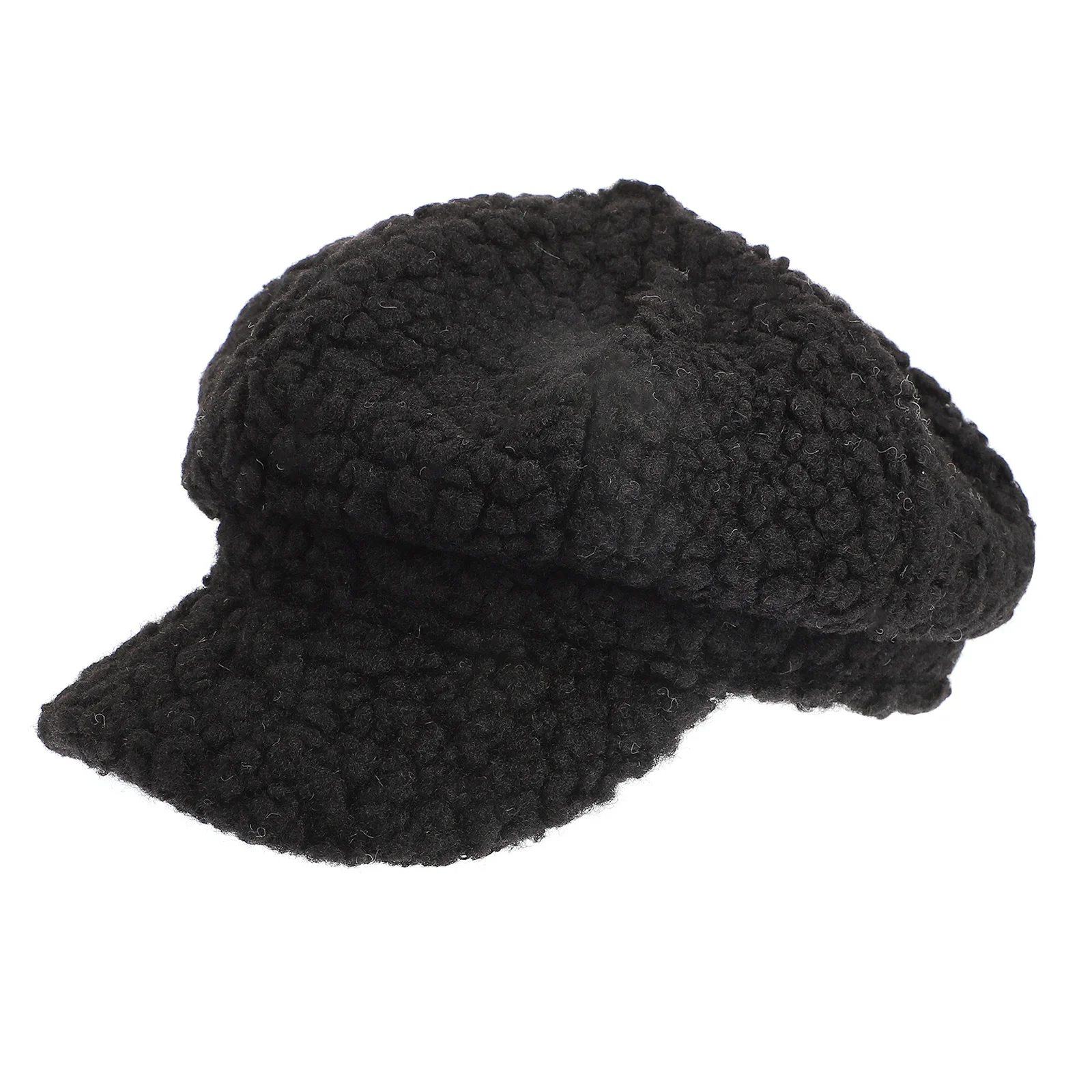 

1pc Women'S Soft Warm Decorative Winter Warm Comfortable Outdoor Women All-Match Octagonal Hat Fashion Girl Hat