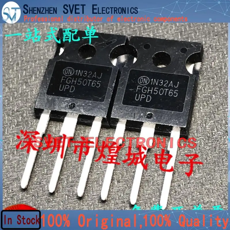 10PCS-50PCS  FGH50T65UPD  TO-247 MOS650V 50A  Original In Stock Fast shipping