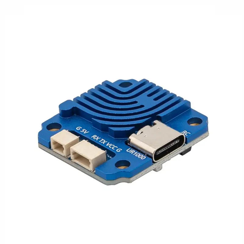 DT23 UR1000 ELRS 2.4G/900MHz Dual-Band Receiver High-Power ExpressLRS Module with 80mm T Type Antenna for FPV Drones