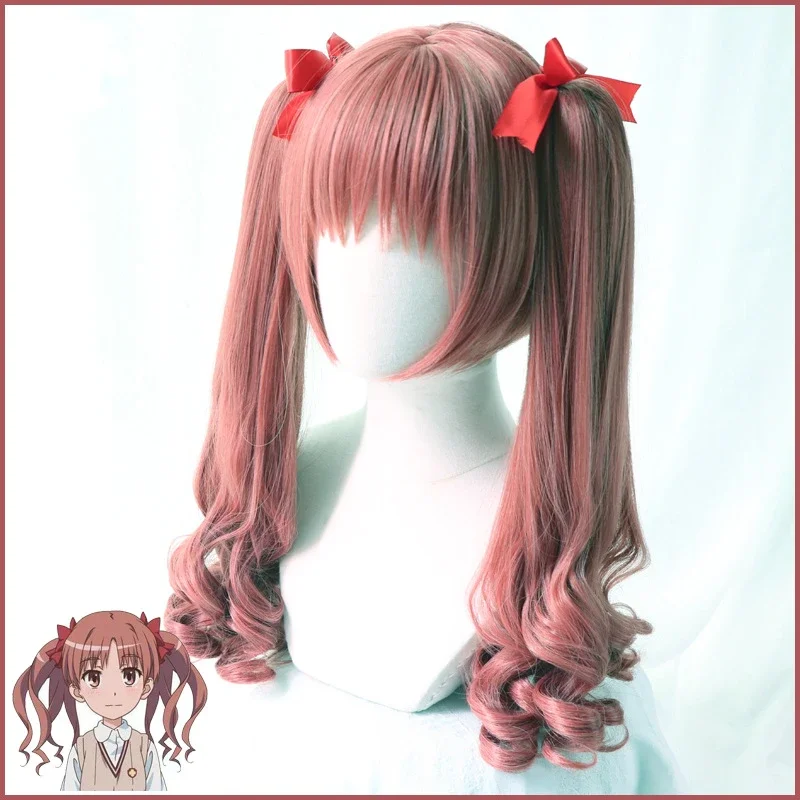 Shirai Kuroko Wig Toaru Kagaku no Choudenjihou Cosplay Wig Chip Ponytails A Certain Magical Index Synthetic Hair Wig Cap