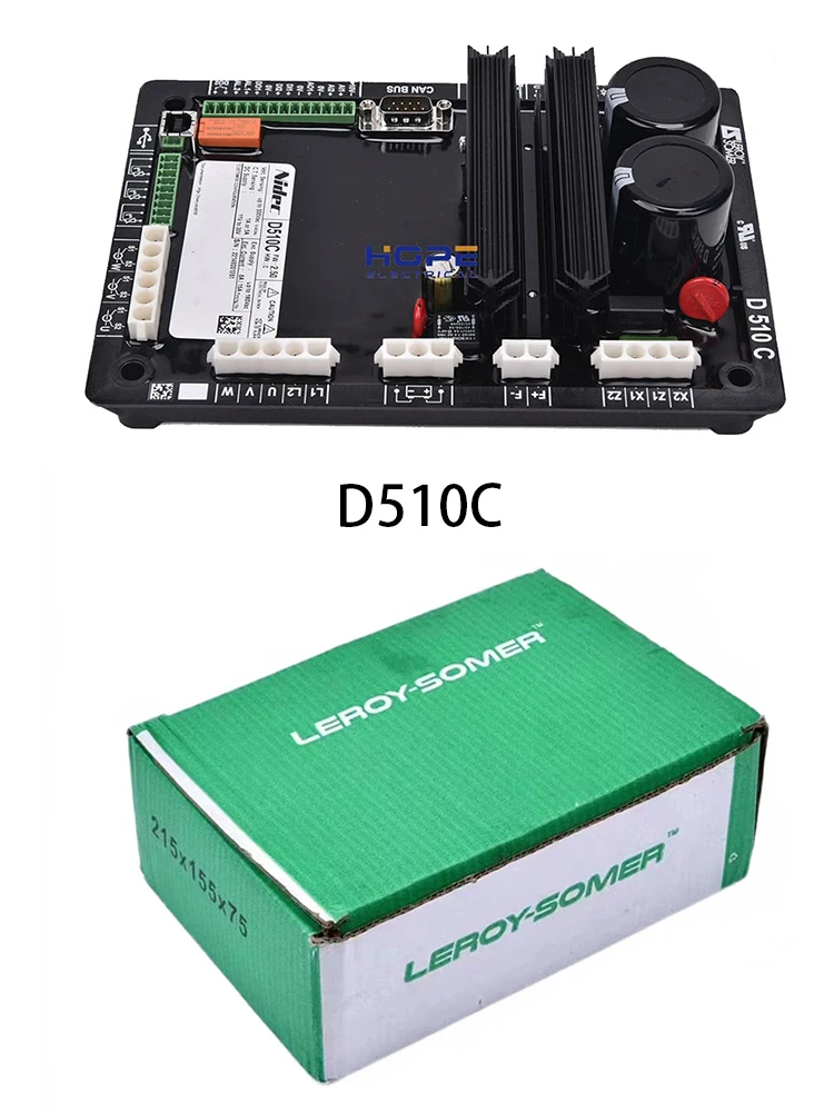 Original D510C AVR for Leroy Somer Generator Auto Regulator Stabilizer (Factory Straight)