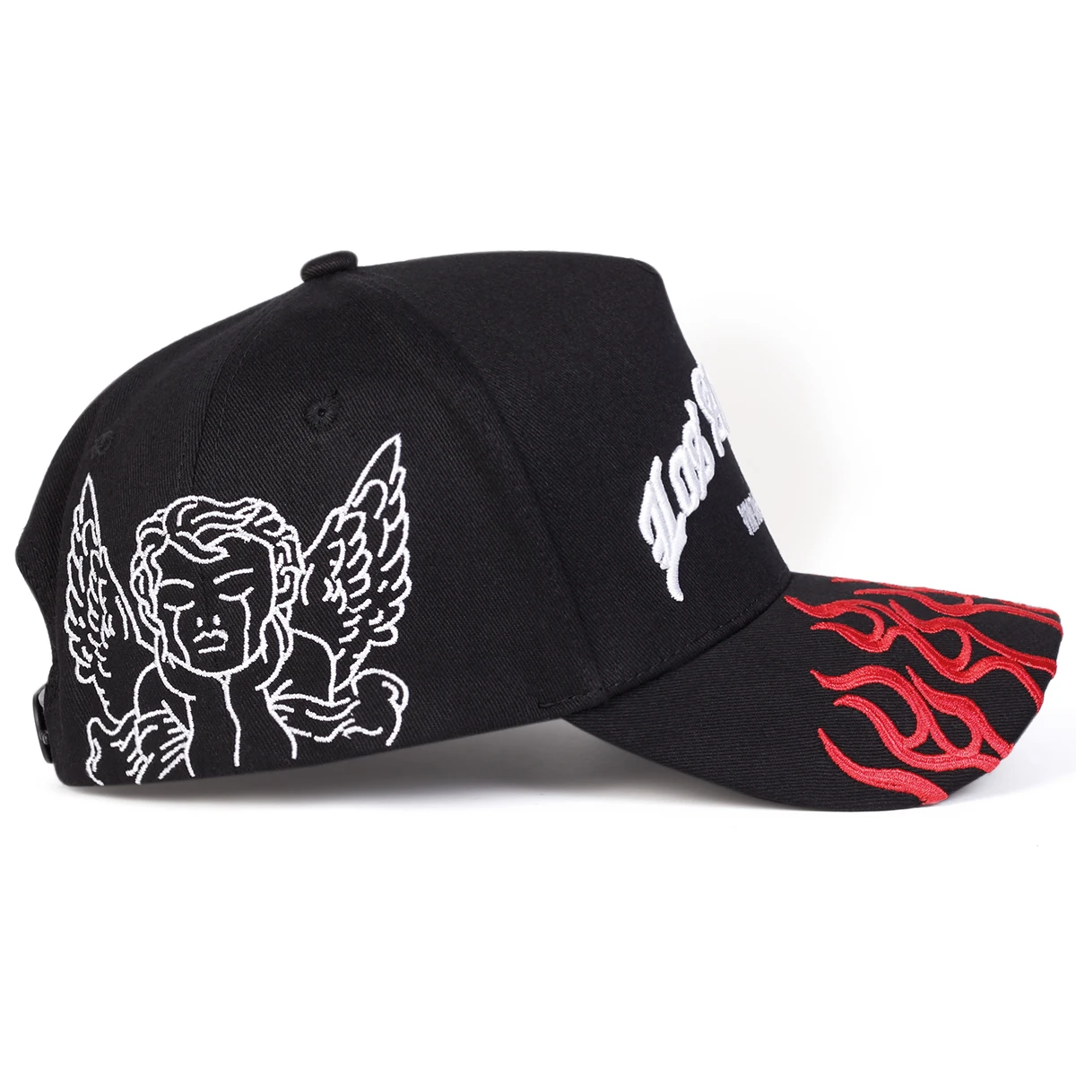 Unisex LOS ANGELES Flames Stickerei Baseball Caps Frühling Herbst Outdoor Einstellbare Casual Hüte Sonnenschutz Hut Sport Kappe – Detail 5