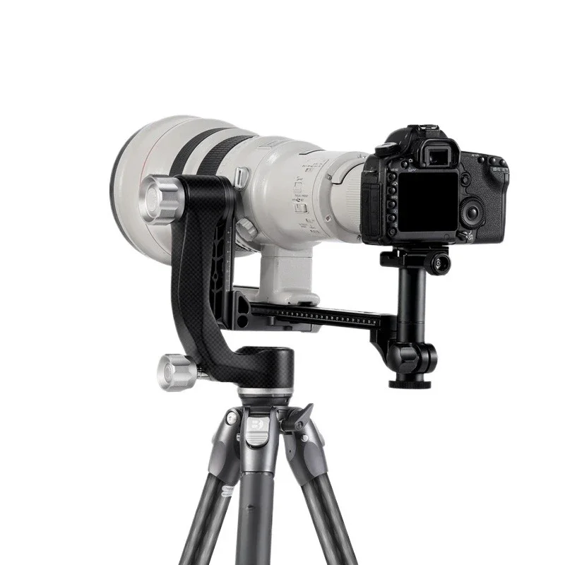 Carbon fiber cantilever heavy-duty telephoto lens hits Hydraulic damping gimbal