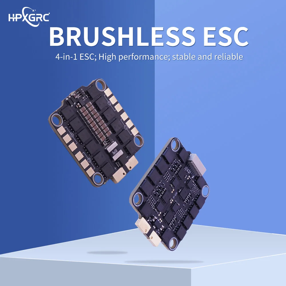 

HPXGRC 55A/60A/70A/80A/100A/120A 4IN1 ESC 3-8S 30,5x30,5 мм для гоночного дрона RC FPV
