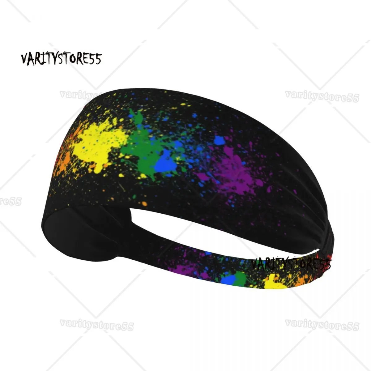 

Custom Rainbow LGBT Lesbian Sport Headbands for Men Women Elastic Moisture Wicking Gay Pride Training Sweatbands