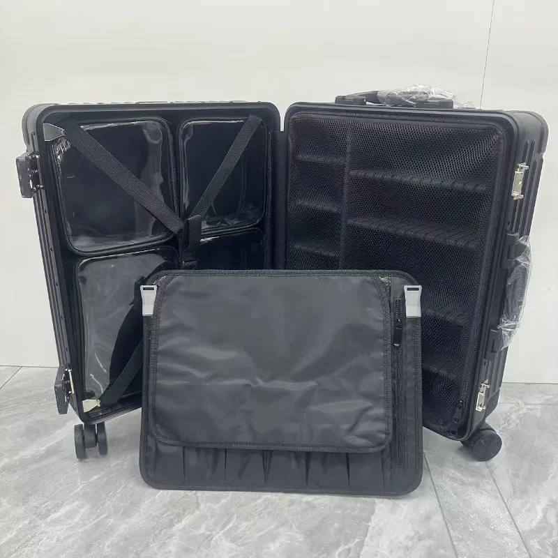 Cosmetic case Professional makeup artist can carry a tie rod cosmetic suitcase