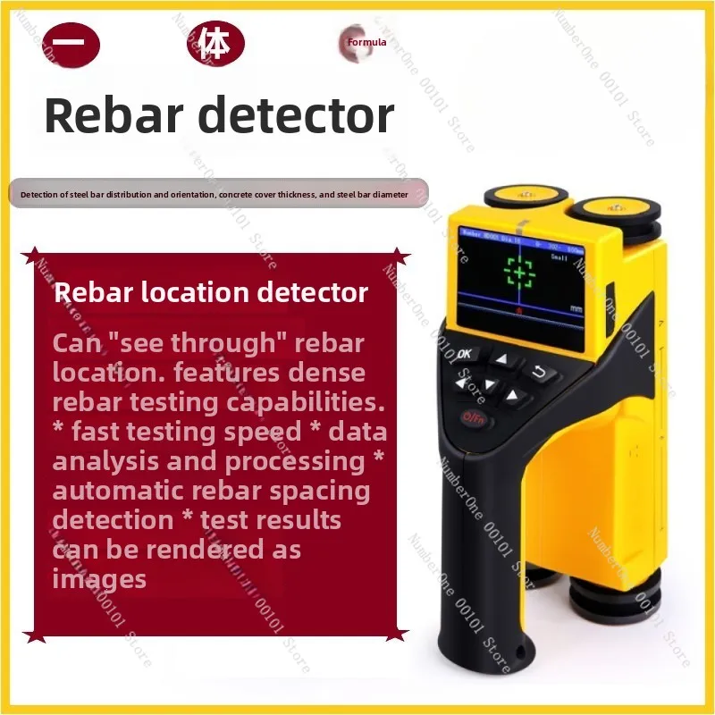 

Многофункциональный прибор для поиска арматуры и измерения толщины бетонного слоя - сканер для бетонных стен