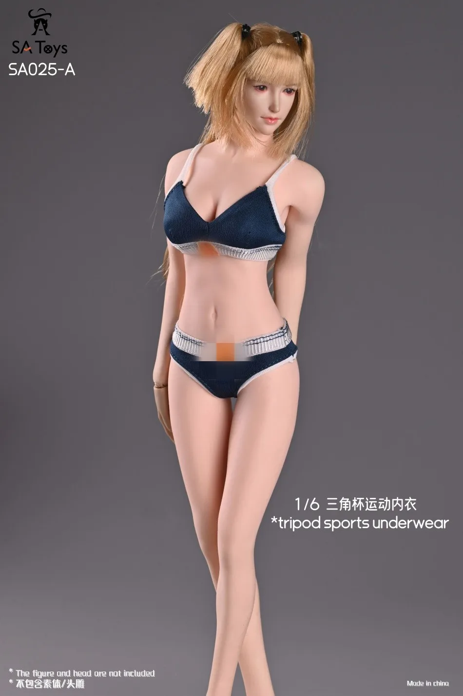 

SAtoys SA025ABC 1/6 Tripod Sports Underwear Thong Female Clothing Fit 12'' Action Figure TBLeague/PH Model Toys