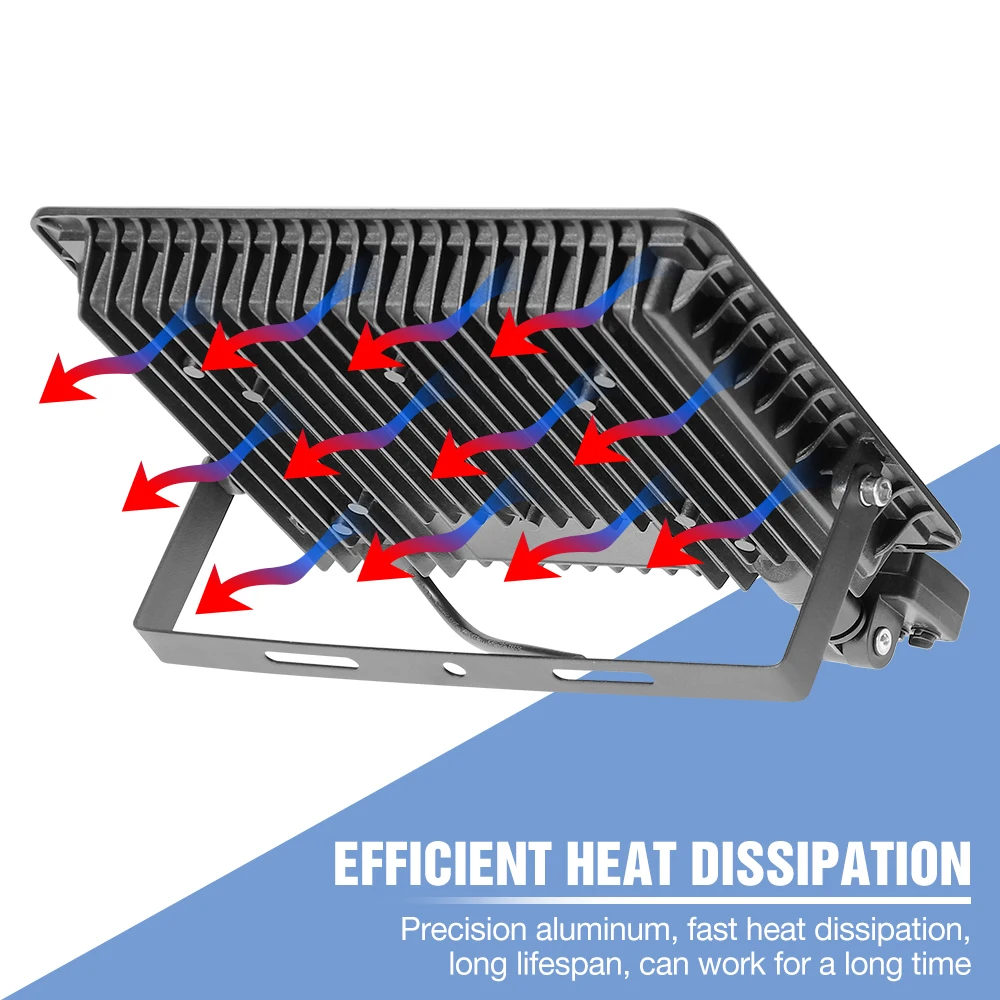 أضواء LED الفيضانات 10 واط 20 واط 30 واط 50 واط 100 واط الأضواء في الهواء الطلق حديقة عاكسات مصابيح كهربائية مقاوم للماء ساحة الحديقة بلازا الإضاءة مصباح