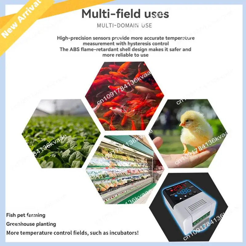 

M01K DTC3200 Wi-Fi умный термостат для аквариумов, беспроводной контроль температуры с датчиком SHT20 для умных домов