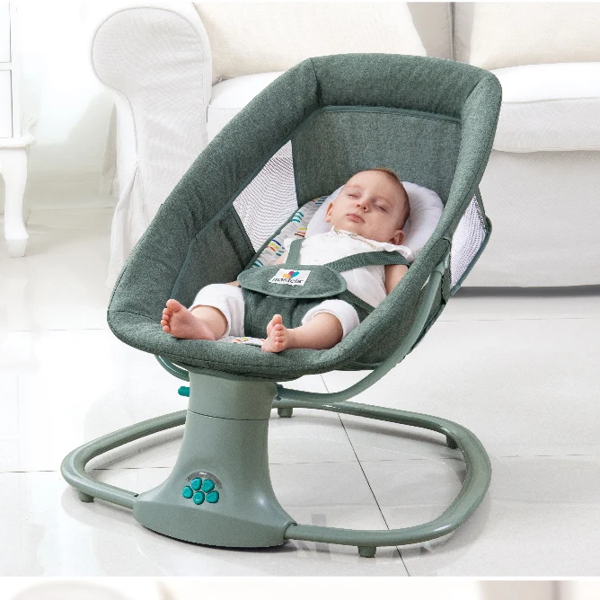 China factory 3 in 1 portable remote electric baby rocker chair swing