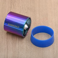 Car Turbo Charger Intake Fan Fuel Gas Saver Kit Neo Chrome SIBEIKE Fuel Oil Saver Fan with Air Intake Hose 65-74mm