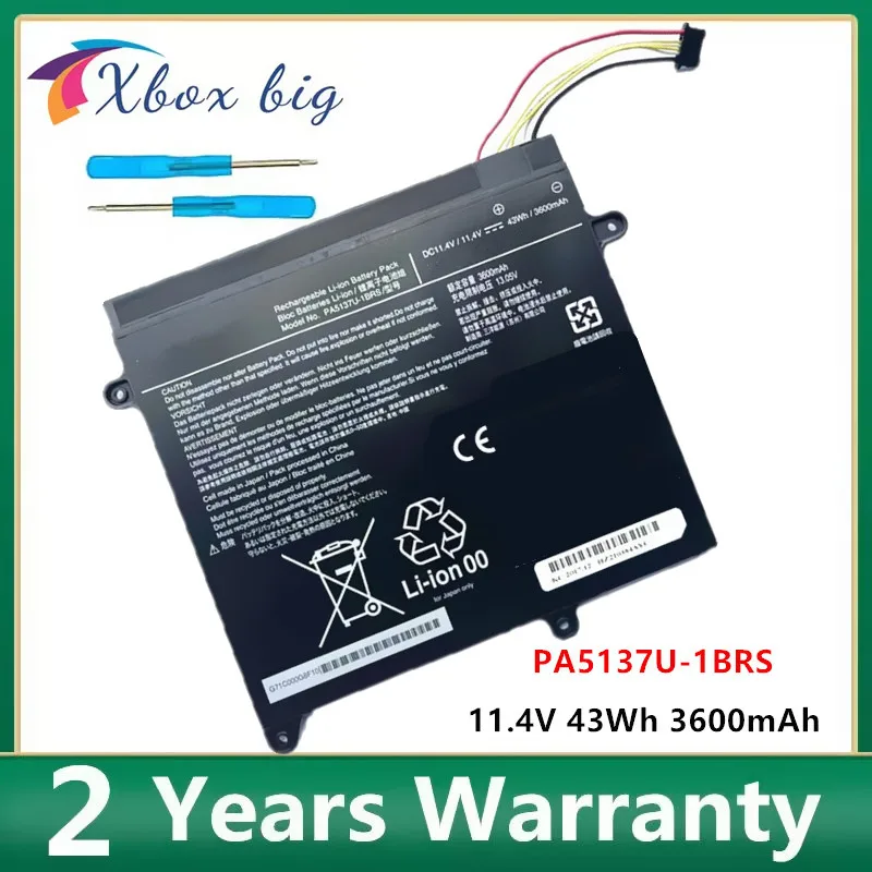 

PA5137U-1BRS Laptop Battery For Toshiba Satellite Protege Z10 Z10t-A-13V PA5137U 11.4V 43Wh 3600mAh