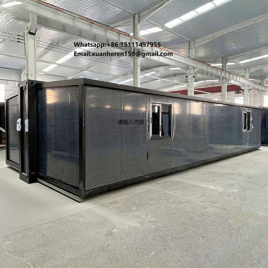 Custom Prefabricated 40Ft 30Ft 20Ft Modular Container Expandable House Bathroom Prefab Bungalow Home Granny Flat