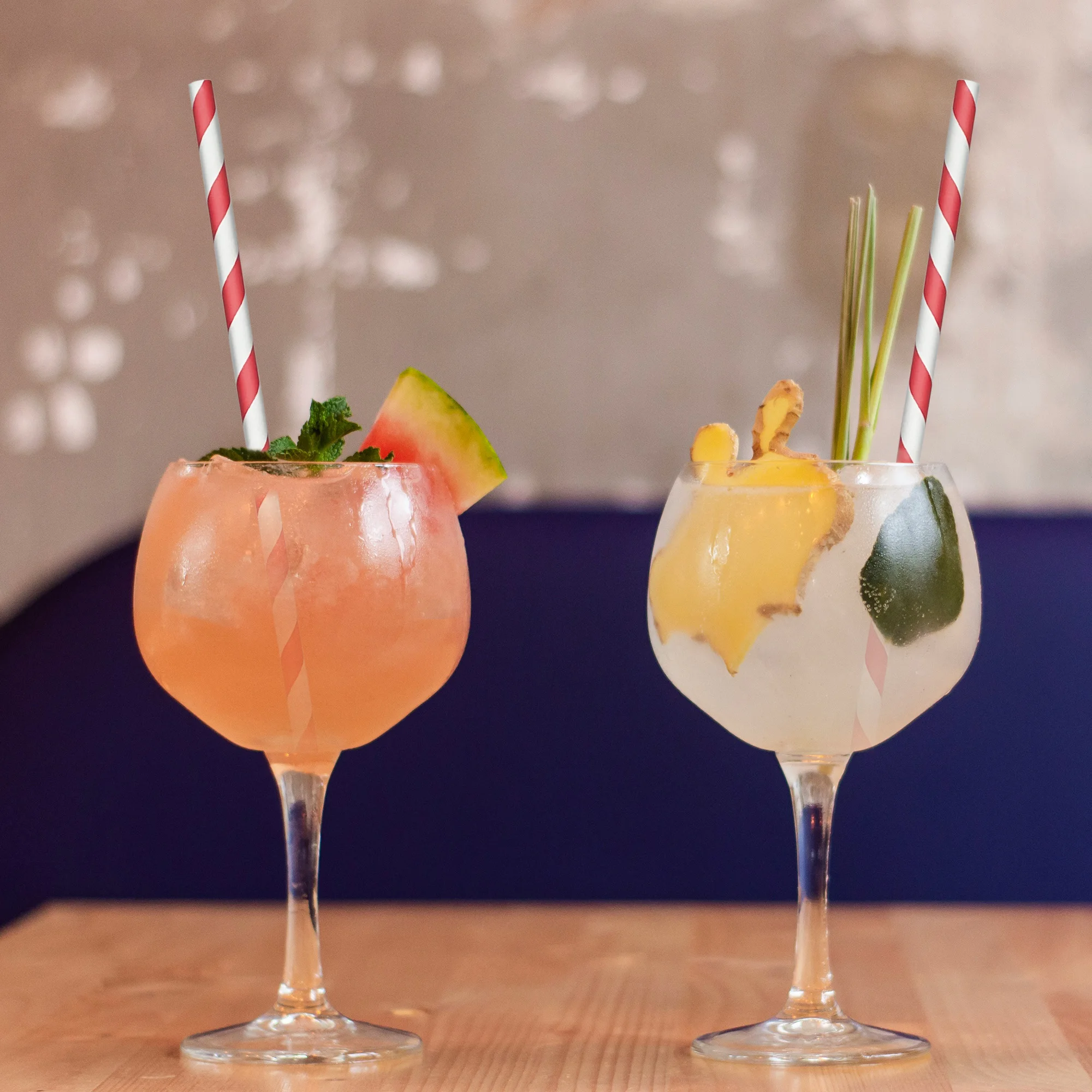 100pcs disposable paper straw red&white striped non-soggy for drinks cocktail bubble tea Christmas party supplies bulk 6mm
