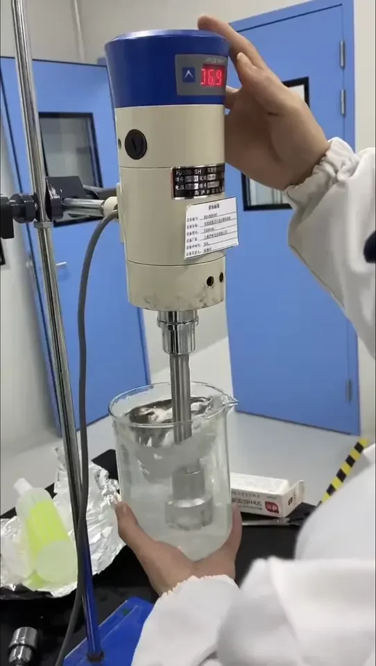 Electric High Shear Homogenizer for Agriculture Chemicals and Mayonnaise Processing Solutions