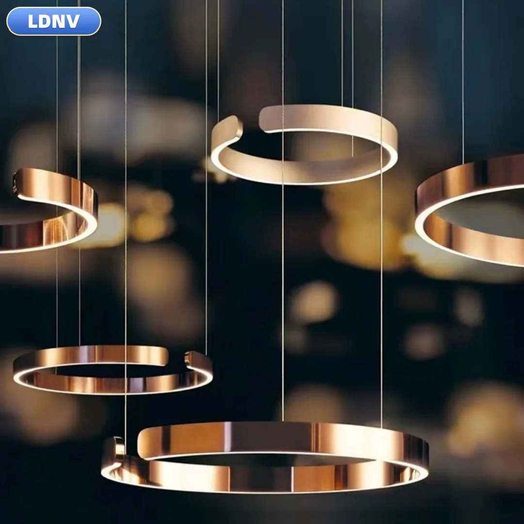 

modern led stainless steel electroplated paint home living room bedroom stair restaurant guest room hotel chandelier